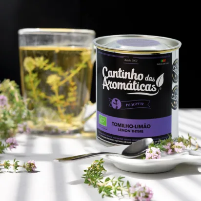 Chá Tomilho Limão - Cantinho das Aromática