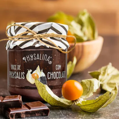 Doce de Physalis com Chocolate